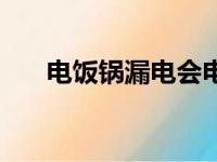 电饭锅漏电会电死人吗（电饭锅漏电）