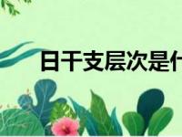 日干支层次是什么意思（日干支层次）