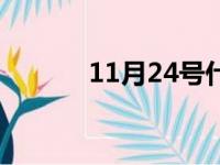 11月24号什么星座（11月24）