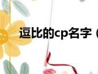 逗比的cp名字（各种好听逗比的cp名）