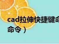 cad拉伸快捷键命令是什么（cad拉伸快捷键命令）