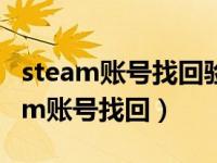 steam账号找回验证captcha遇到问题（steam账号找回）