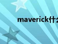 maverick什么牌子（mavericks）