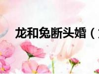 龙和兔断头婚（龙兔断头婚会克死一方）