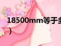 18500mm等于多少米（500mm等于多少米）