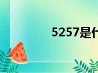 5257是什么意思（5257）