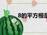 8的平方根是多少（8的平方根）