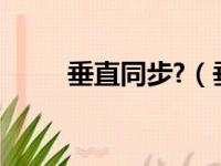 垂直同步?（垂直同步是什么意思）