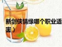 新剑侠情缘哪个职业适合平民玩家（新剑侠情缘哪个职业厉害）