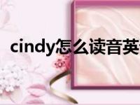 cindy怎么读音英语怎么读（cindy怎么读）