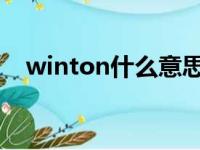 winton什么意思（wonton是什么意思）