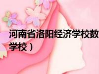 河南省洛阳经济学校数字化综合管理平台（河南省洛阳经济学校）