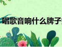 唱歌音响什么牌子好（迷你音响什么牌子好）