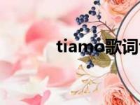 tiamo歌词tara（tiamo歌词）