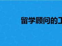 留学顾问的工作内容（留学顾问）