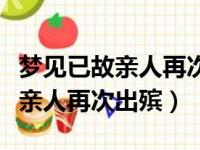 梦见已故亲人再次出殡还看见棺材（梦见已故亲人再次出殡）