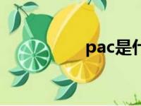 pac是什么药剂（pac）