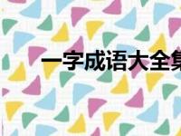 一字成语大全集500个（一目的成语）