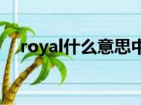 royal什么意思中文翻译（roy什么意思）