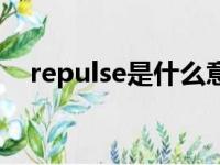 repulse是什么意思（pulse是什么意思）