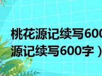 桃花源记续写600字作文主要写桃花源（桃花源记续写600字）