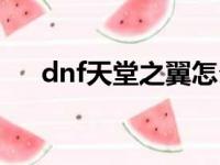 dnf天堂之翼怎么样（dnf天堂之号角）