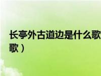 长亭外古道边是什么歌曲叫什么名字（长亭外古道边是什么歌）