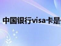 中国银行visa卡是什么卡（中国银行visa卡）