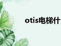 otis电梯什么档次（otis电梯）