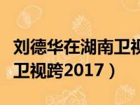 刘德华在湖南卫视跨高跨年会（刘德华在湖南卫视跨2017）