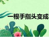 一根手指头变成毛毛虫儿歌（一根手指）