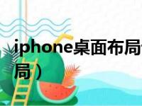 iphone桌面布局设置在哪里（iphone桌面布局）