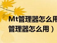 Mt管理器怎么用浏览器运行html文件（mt管理器怎么用）