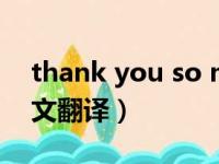 thank you so much翻译中文（hereitis中文翻译）