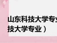 山东科技大学专业录取分数线2023（山东科技大学专业）