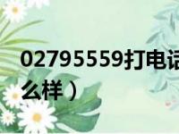 02795559打电话干嘛（02795522接了会怎么样）