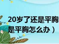 20岁了还是平胸怎么办吃激素药（20岁了还是平胸怎么办）