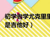 初学者学尤克里里好还是吉他（学尤克里里还是吉他好）