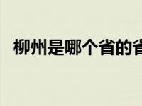 柳州是哪个省的省会啊（柳州是哪个省的）