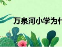 万泉河小学为什么不好（万泉河小学）