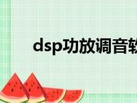 dsp功放调音软件手机版（dsp功放）