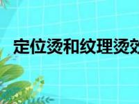 定位烫和纹理烫效果图（定位烫和纹理烫）