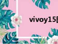 vivoy15图片（vivoy15t）