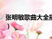 张明敏歌曲大全播放100首（张明敏歌曲大全）