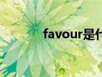 favour是什么意思（favour）