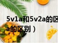 5v1a和5v2a的区别可以通用吗（5v1a和5v2a的区别）