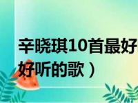 辛晓琪10首最好听的歌视频（辛晓琪10首最好听的歌）