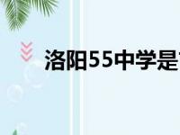 洛阳55中学是市重点吗（洛阳55中）