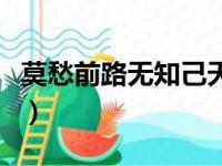 莫愁前路无知己天下谁人不识君的意思（莫愁）