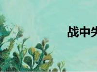 战中失踪者（战中）